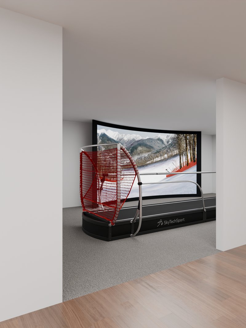Virtual Snow Machine: Train on Real Ski Runs Year-Round